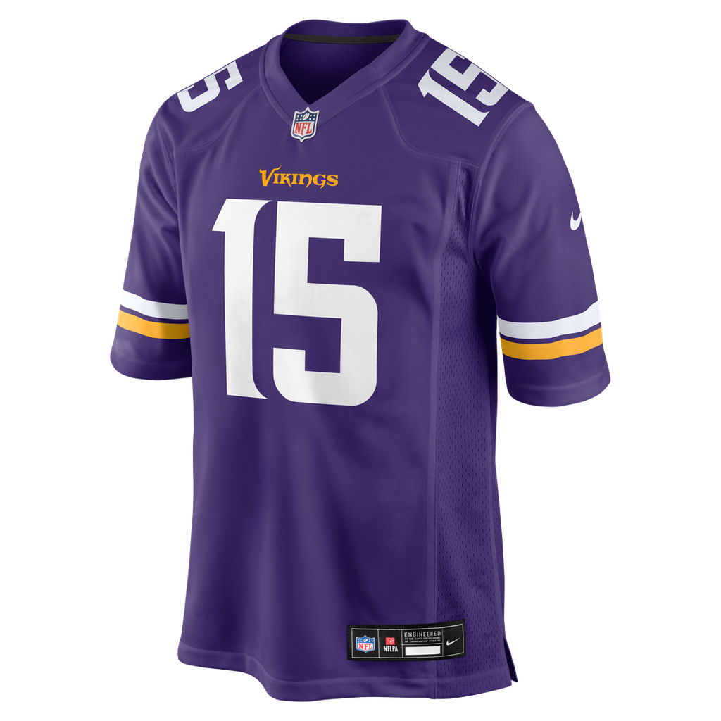 Dallas Turner Minnesota Vikings Player Game Jersey - Purple