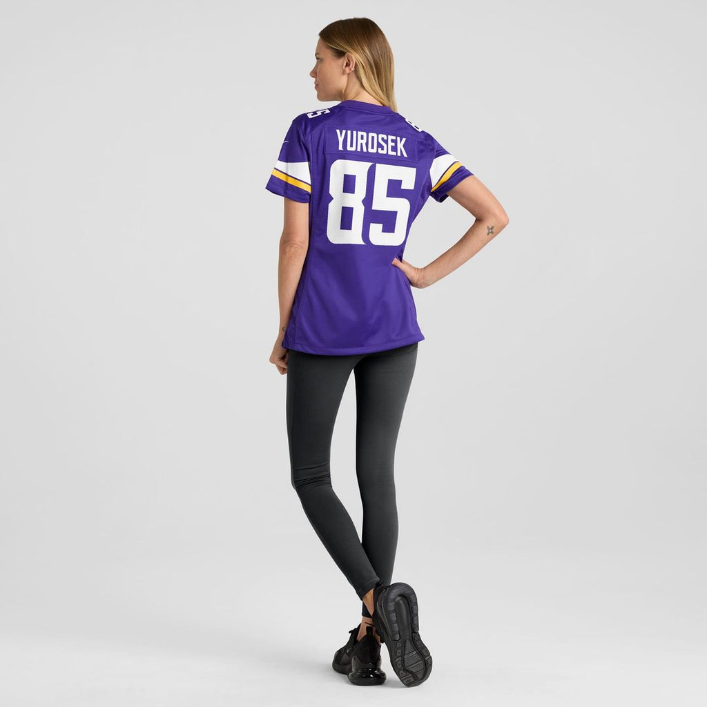 Ben Yurosek Minnesota Vikings Women's Team Game Jersey - Purple