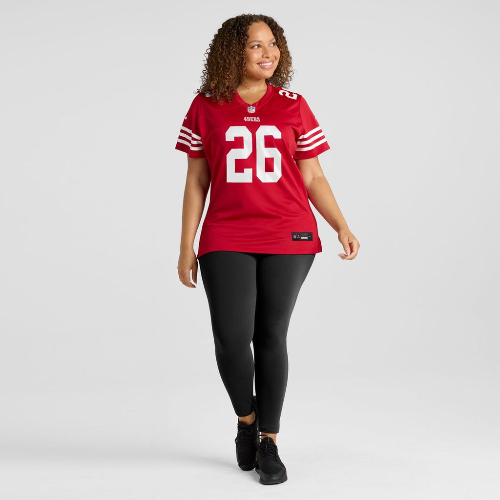 Chase Lucas San Francisco 49ers Women's Team Game Jersey - Scarlet