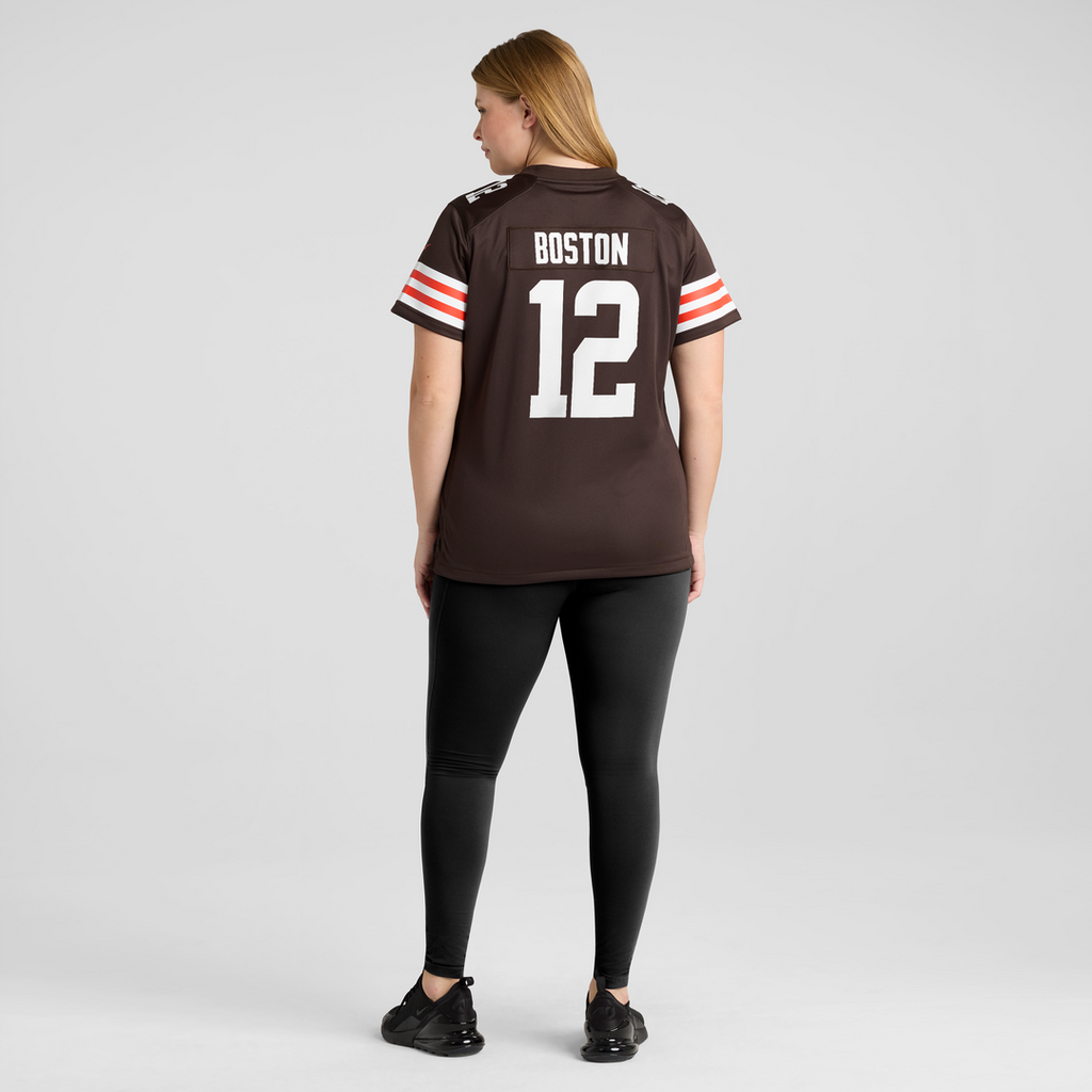 Denzel Boston Cleveland Browns Women's Team Game Jersey - Brown