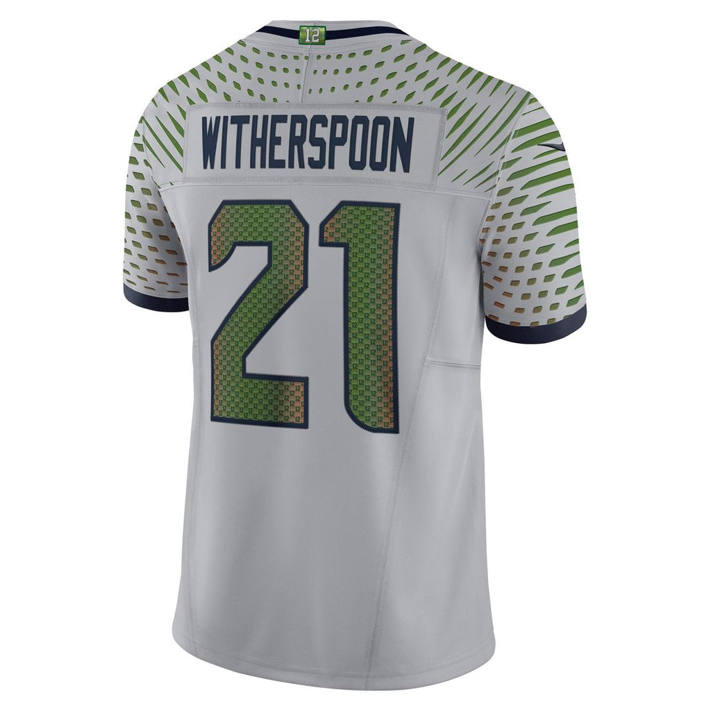 Devon Witherspoon Seattle Seahawks 2025 Rivalries Collection Stitched Limited Jersey - Wolf Gray