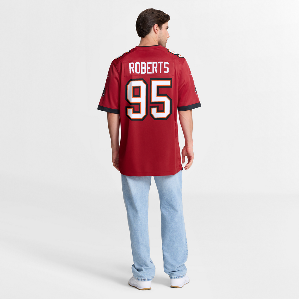 Elijah Roberts Tampa Bay Buccaneers Team Game Jersey - Red