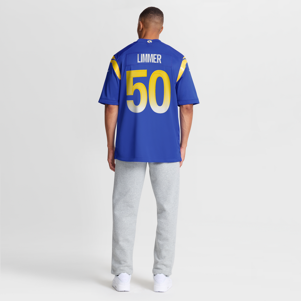Beaux Limmer Los Angeles Rams Team Game Jersey - Royal