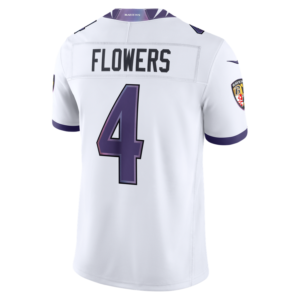 Zay Flowers Baltimore Ravens Vapor F.U.S.E. Stitched Limited Jersey - Purple