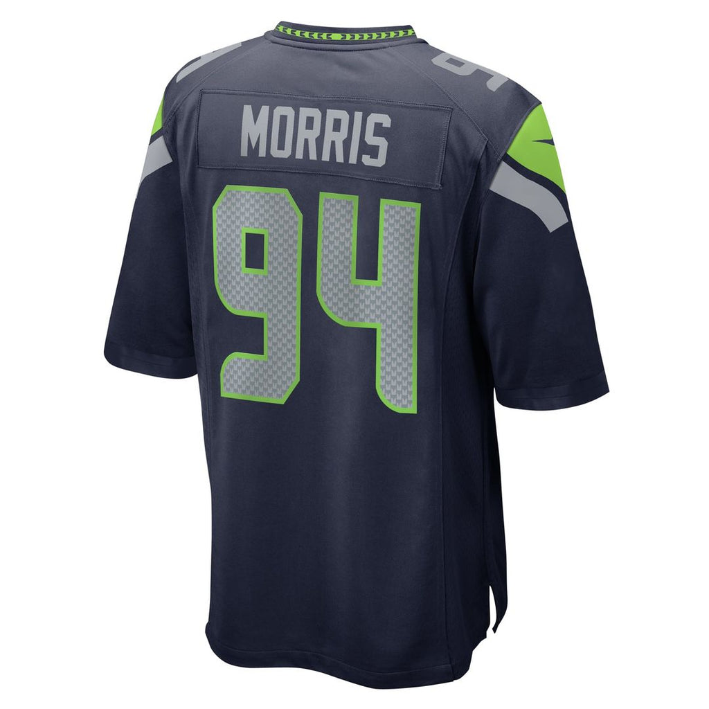 Mike Morris Seattle Seahawks Game Jersey - College Navy