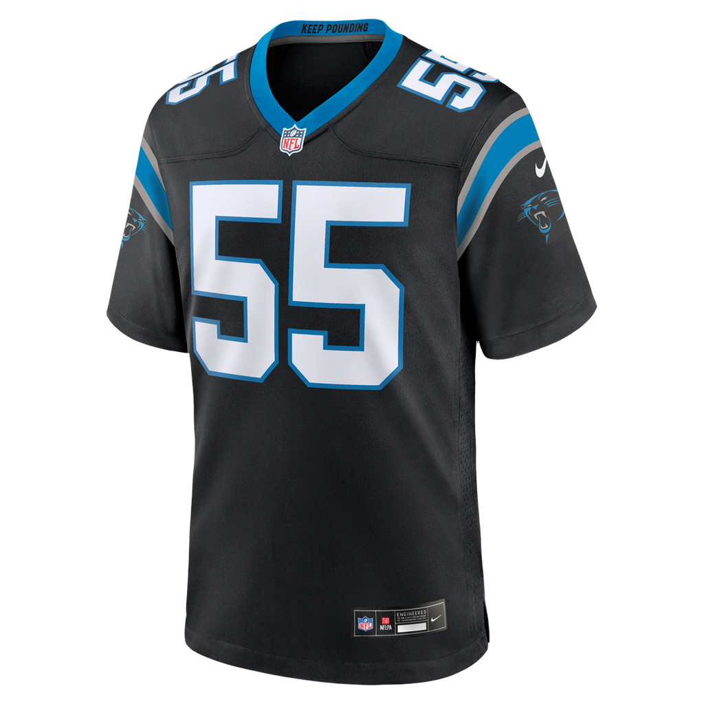 Devin Lloyd Carolina Panthers Team Game Jersey - Black
