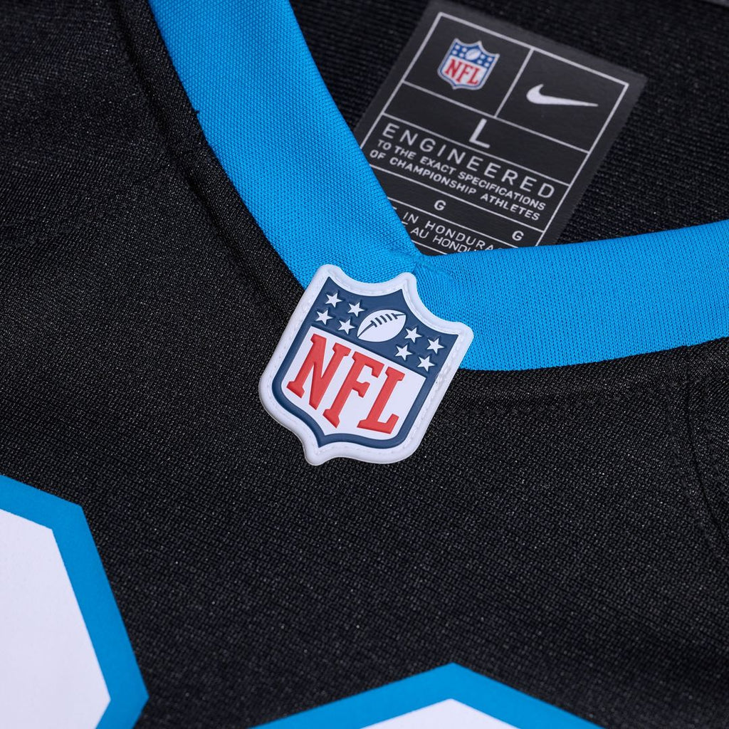 Rashard Lawrence Carolina Panthers Game Jersey - Black