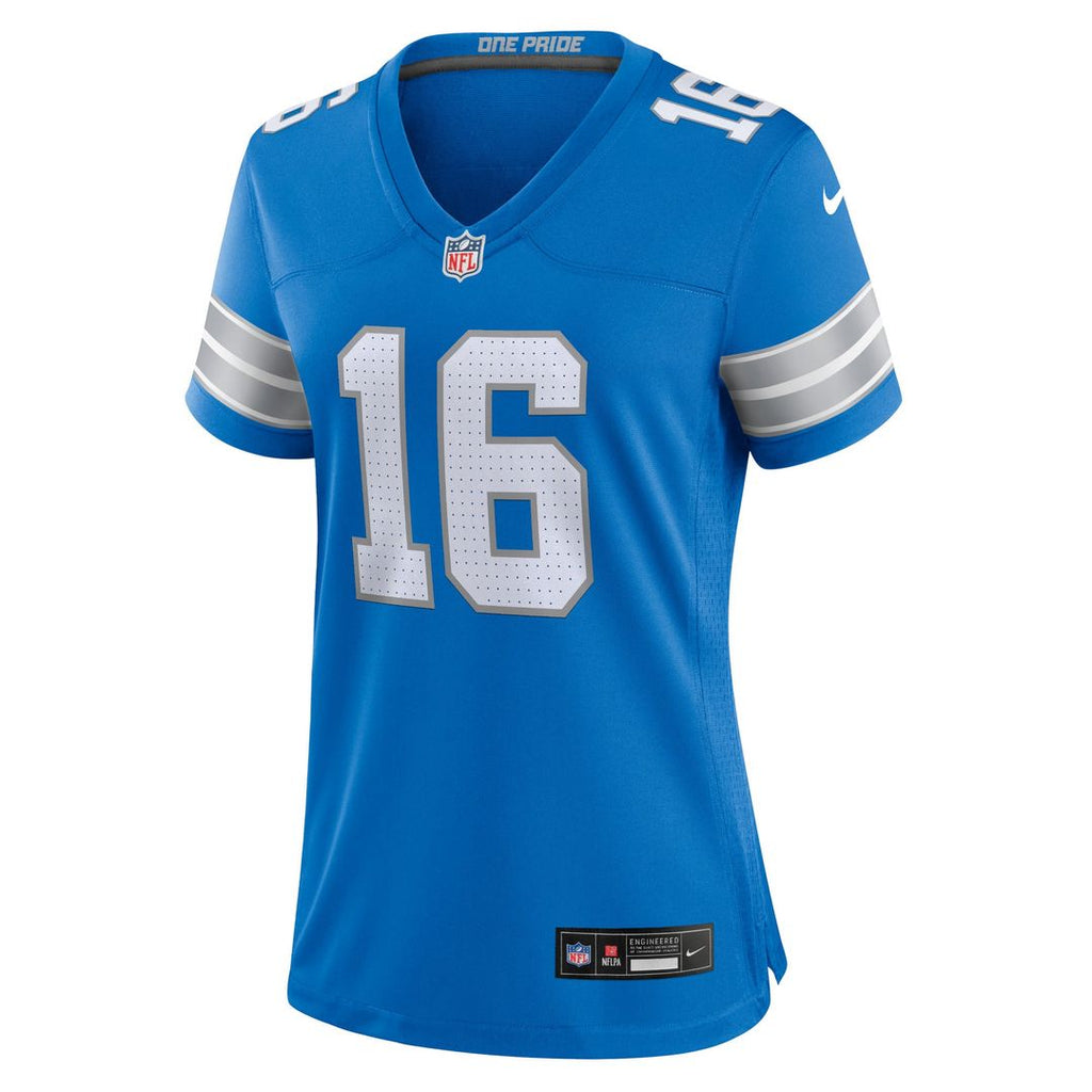 Jared Goff Detroit Lions Women's Game Jersey - Blue