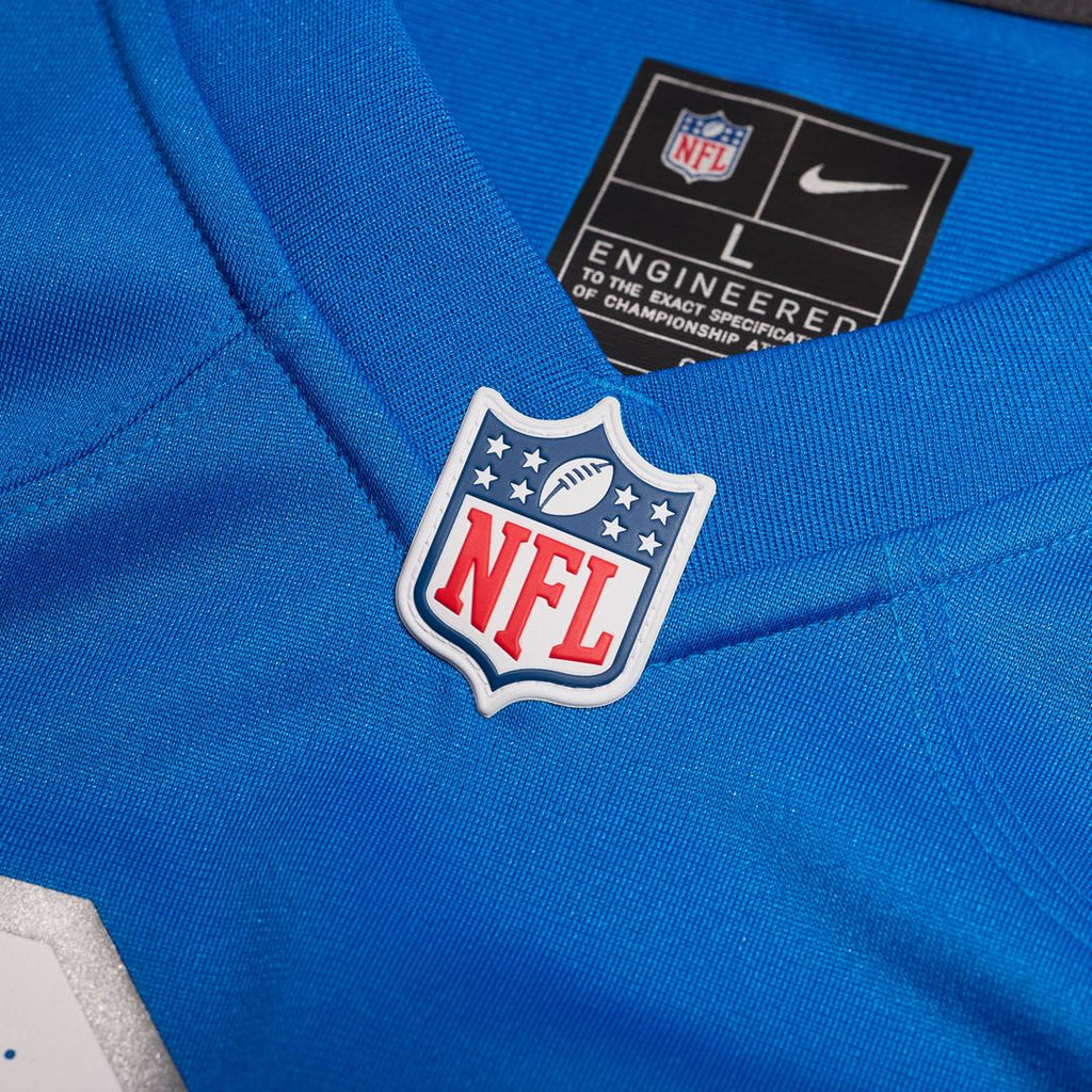 Brock Wright Detroit Lions Team Game Jersey - Blue