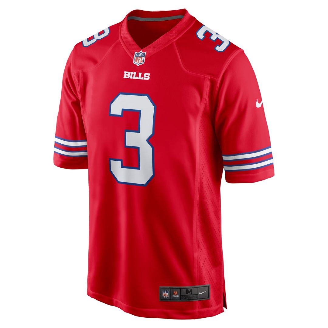 Damar Hamlin Buffalo Bills Alternate Game Jersey - Red
