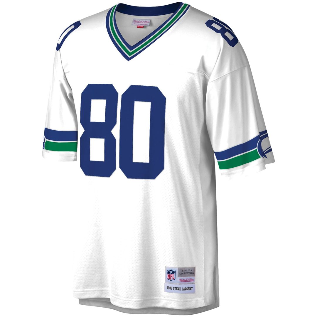 Steve Largent Seattle Seahawks Mitchell & Ness Legacy Replica Jersey - White