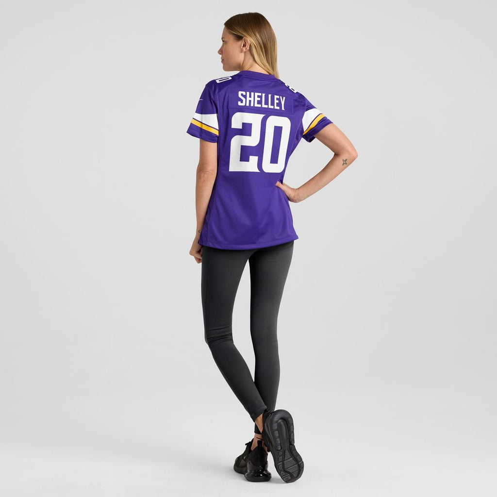 Duke Shelley Minnesota Vikings Women's Home Game Player Jersey - Purple