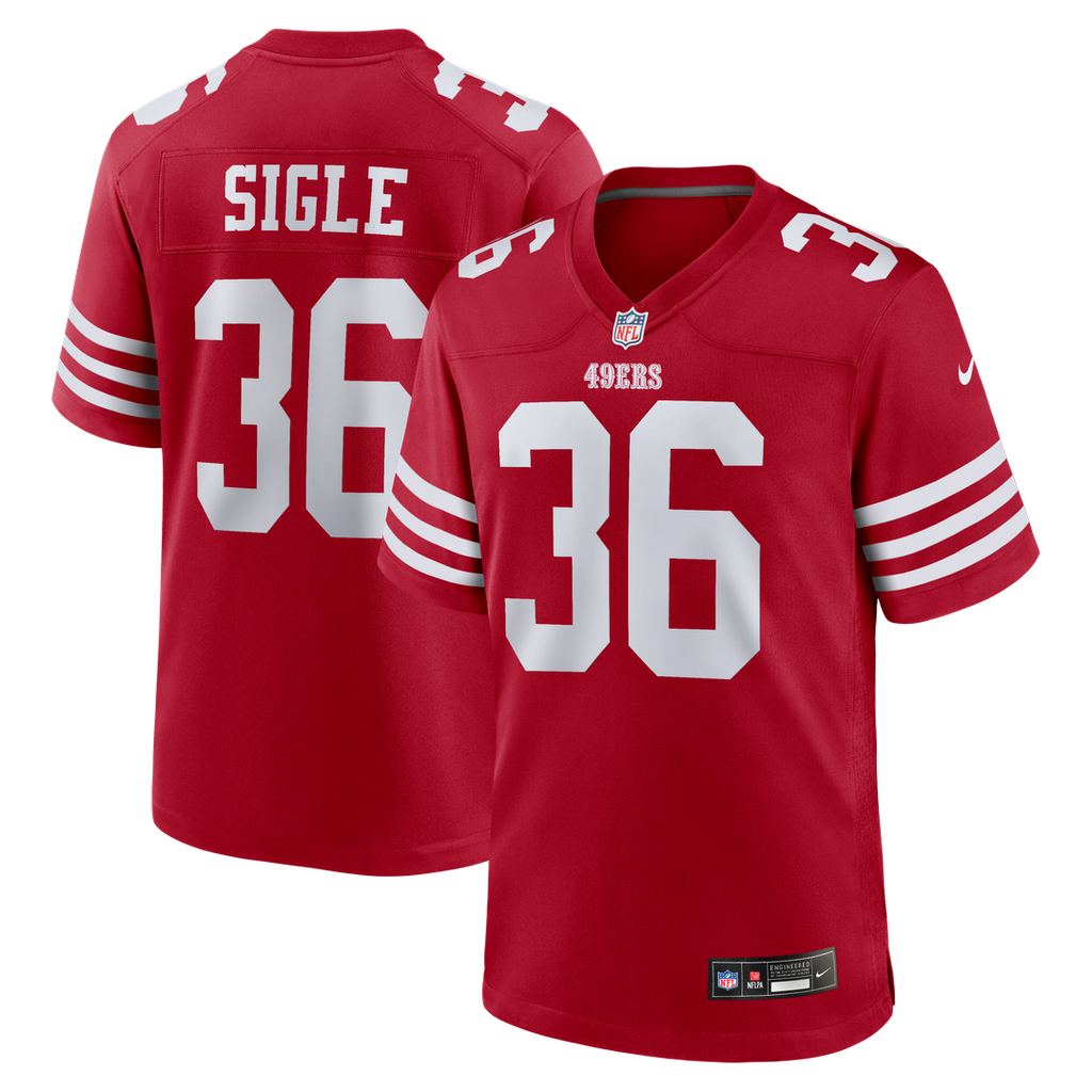 Marques Sigle San Francisco 49ers Team Game Jersey - Scarlet