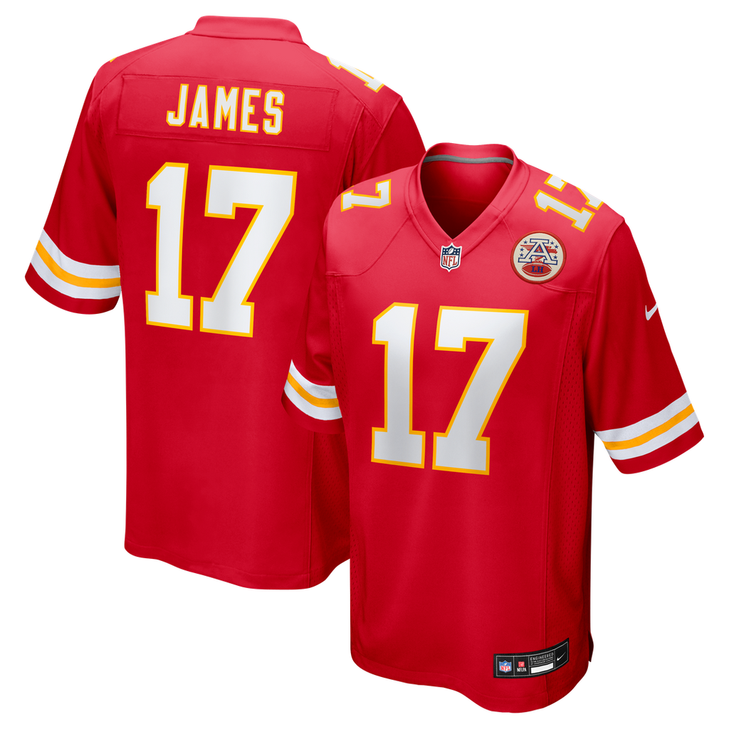 Richie James Kansas City Chiefs Game Jersey - Red