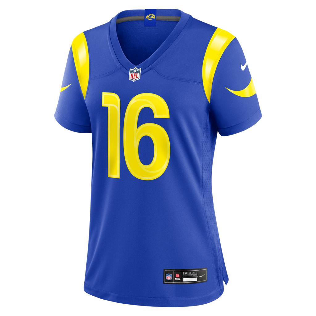 Tru Edwards Los Angeles Rams Women's Team Game Jersey - Royal