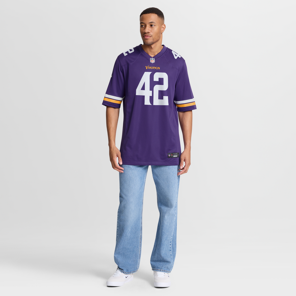 Andrew DePaola Minnesota Vikings Game Jersey - Purple