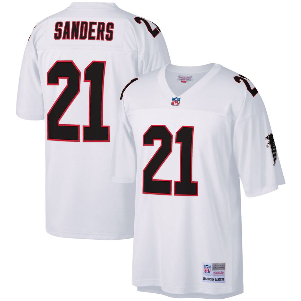 Deion Sanders Atlanta Falcons Mitchell & Ness Legacy Replica Jersey - White