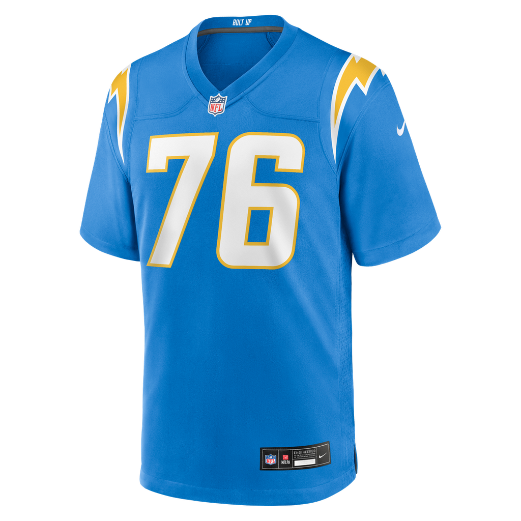 Joe Alt Los Angeles Chargers Player Game Jersey - Powder Blue