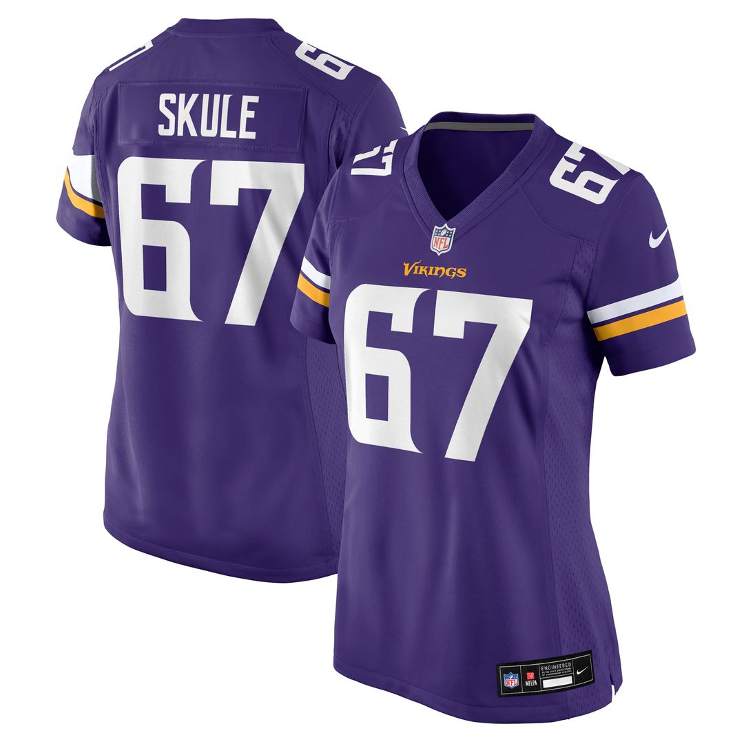 Justin Skule Minnesota Vikings Women's Team Game Jersey - Purple