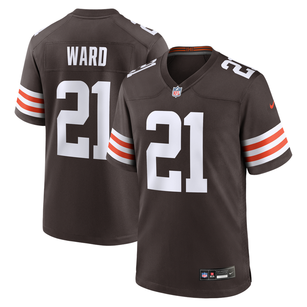 Denzel Ward Cleveland Browns Player Game Jersey - Brown