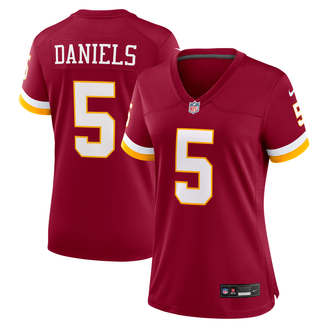 Jayden Daniels Washington Commanders Women's Game Super Bowl Era Jersey - White