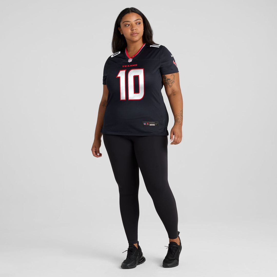 Davis Mills Houston Texans Women's Team Game Jersey - Navy