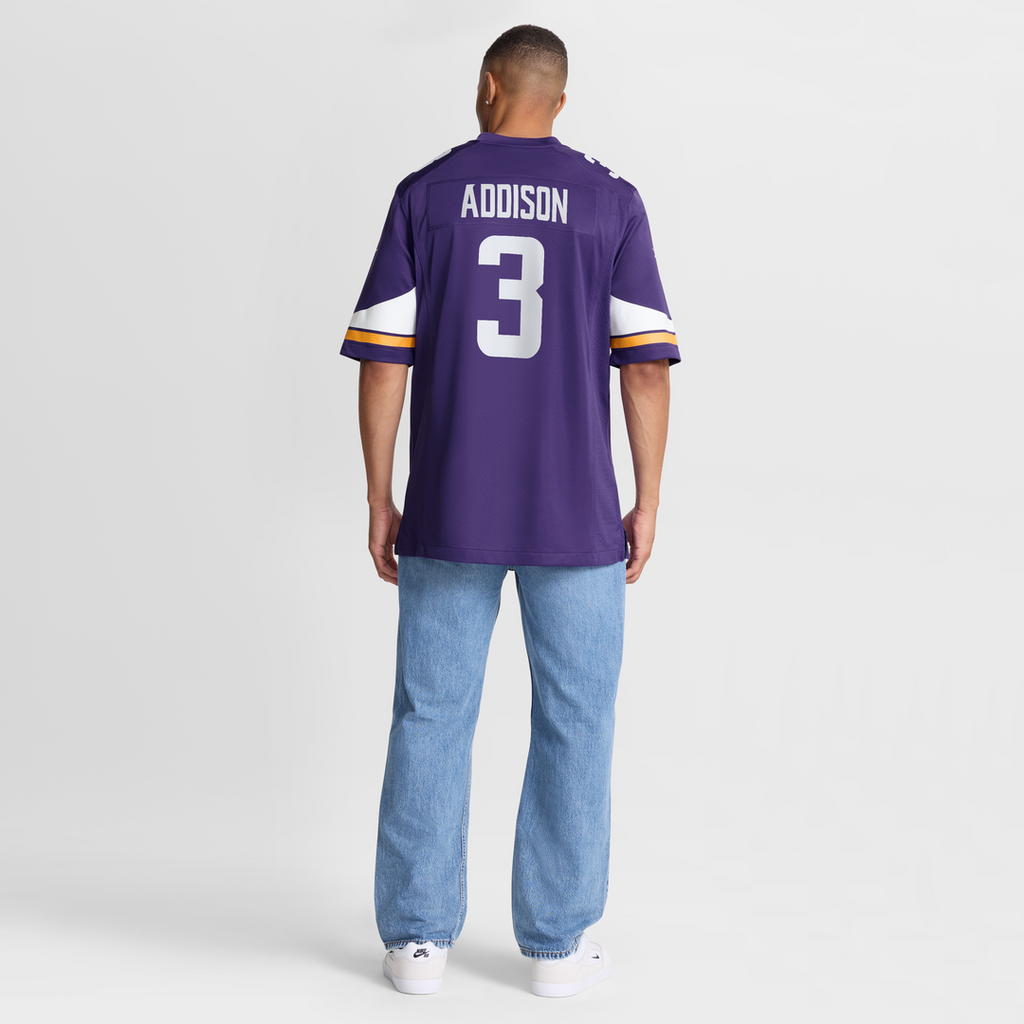 Addison Minnesota Vikings Game Jersey - Purple