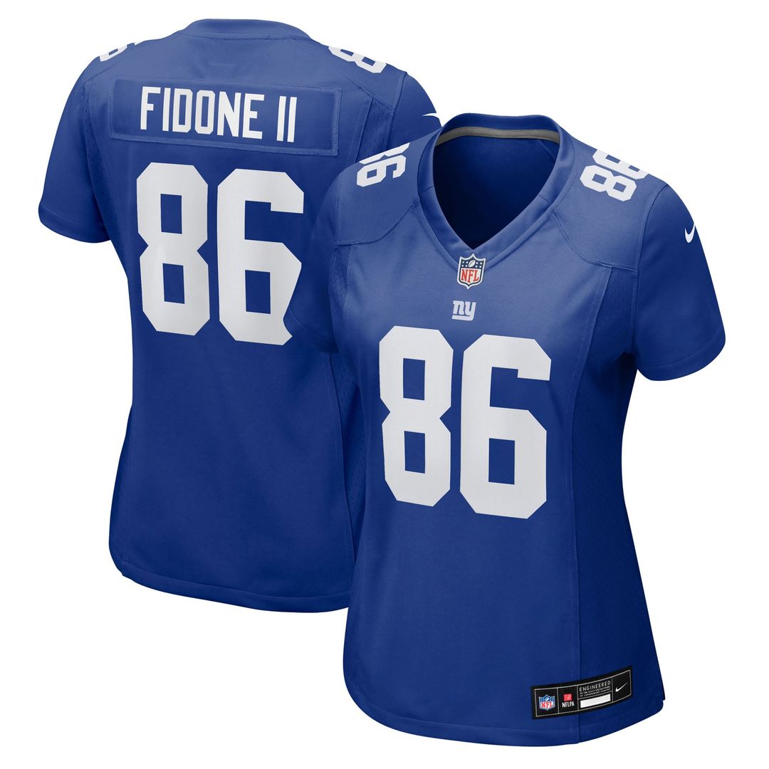 Thomas Fidone II New York Giants Women's Team Game Jersey - Royal