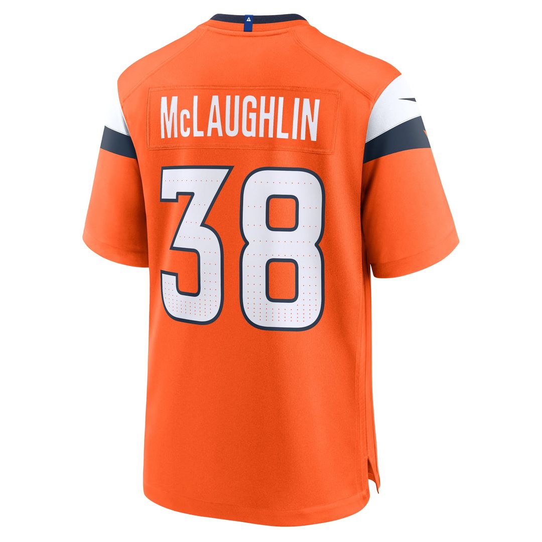 Jaleel McLaughlin Denver Broncos Game Jersey - White