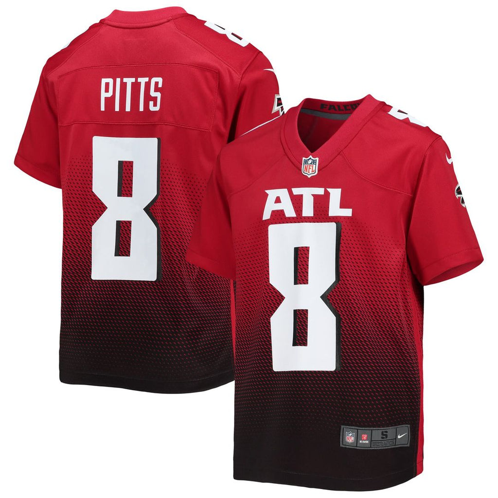 Kyle Pitts Sr. Atlanta Falcons Youth Game Jersey - Red