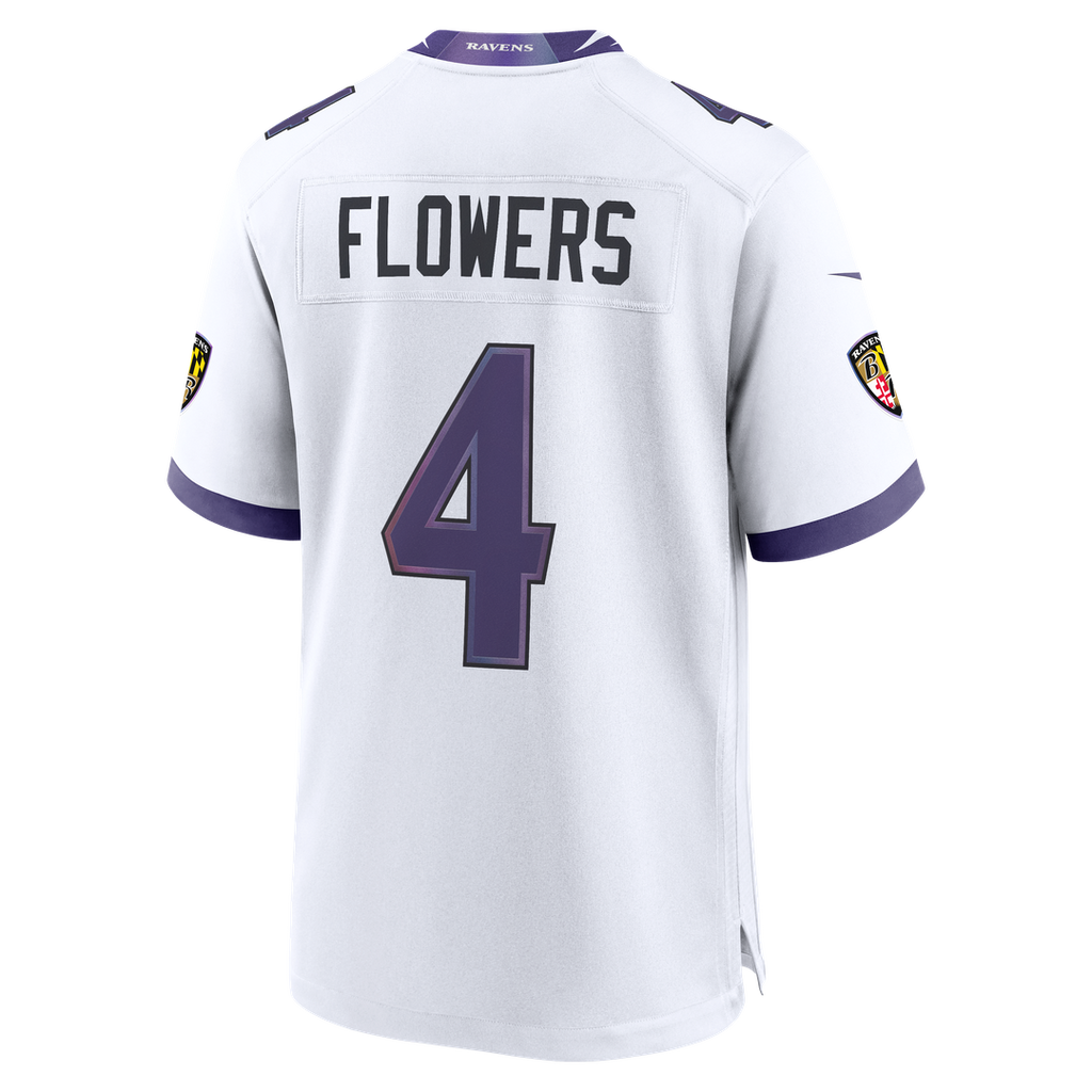 Zay Flowers Baltimore Ravens Alternate Game Jersey - Black