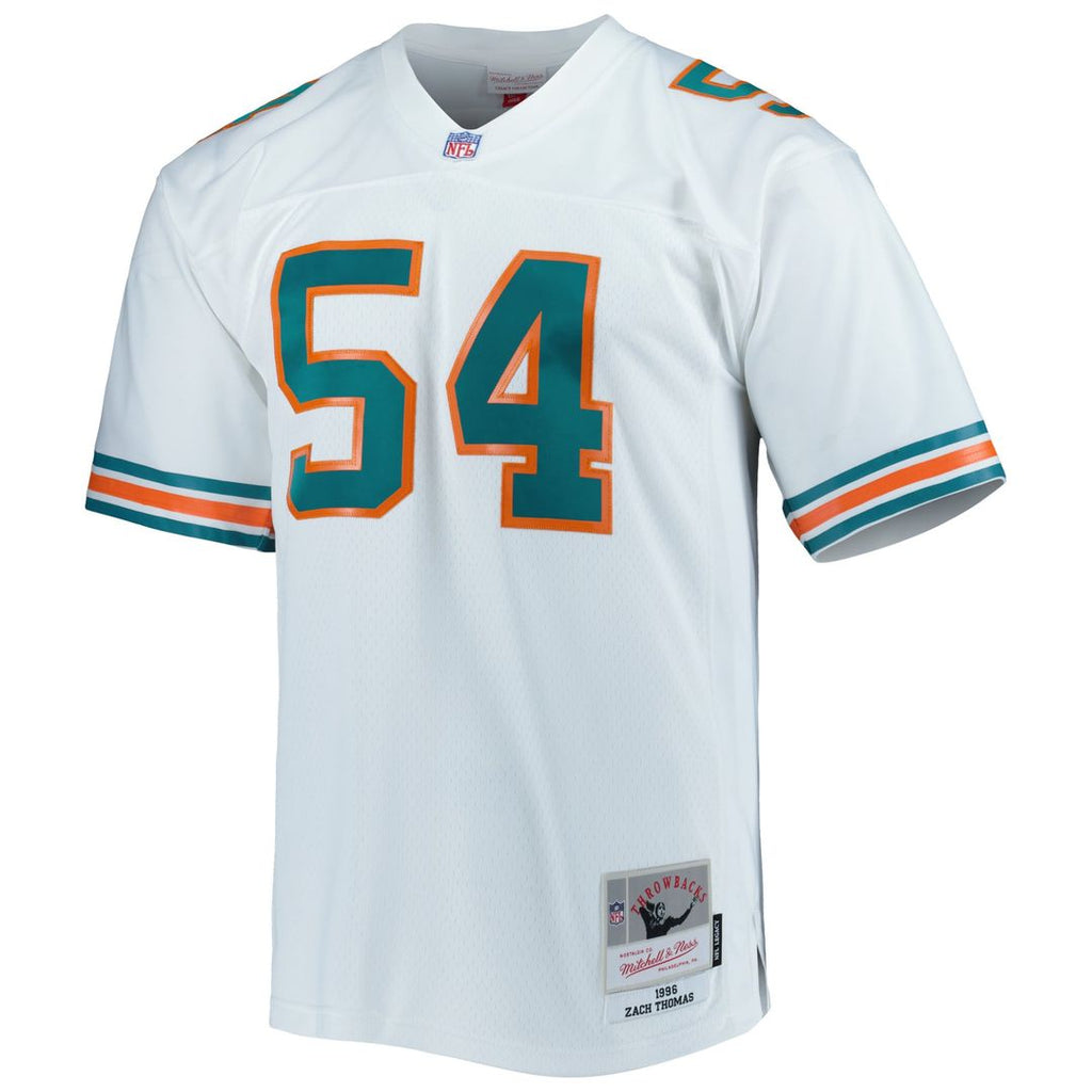 Zach Thomas Miami Dolphins Mitchell & Ness Legacy Replica Jersey - Aqua