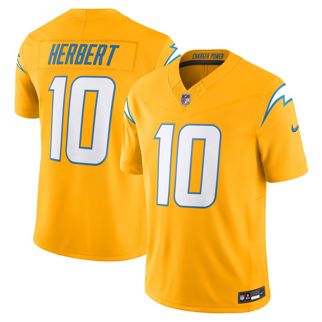 Justin Herbert Los Angeles Chargers Vapor F.U.S.E. Limited Jersey - White
