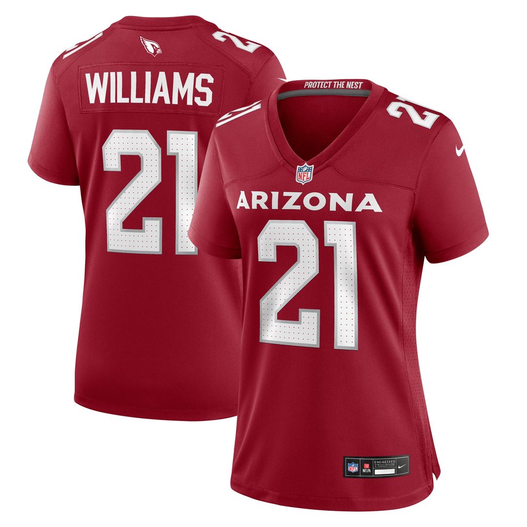 Garrett Williams Arizona Cardinals Women's Game Jersey - Cardinal