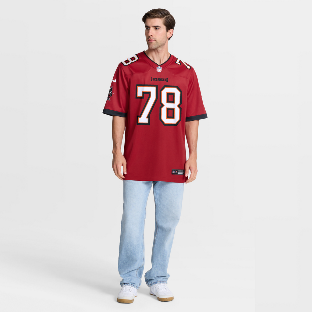 Tristan Wirfs Tampa Bay Buccaneers Game Jersey - Red