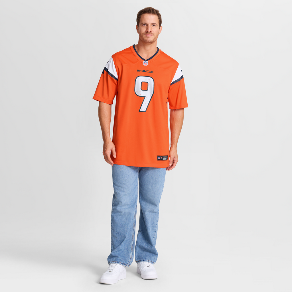 Talanoa Hufanga Denver Broncos Team Game Jersey - Orange