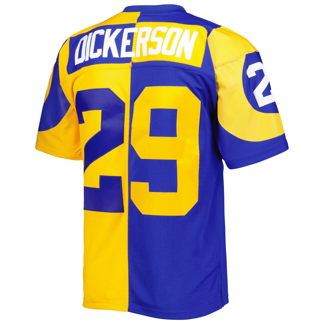 Eric Dickerson Los Angeles Rams Mitchell & Ness 1984 Split Legacy Replica Jersey - Royal/Gold