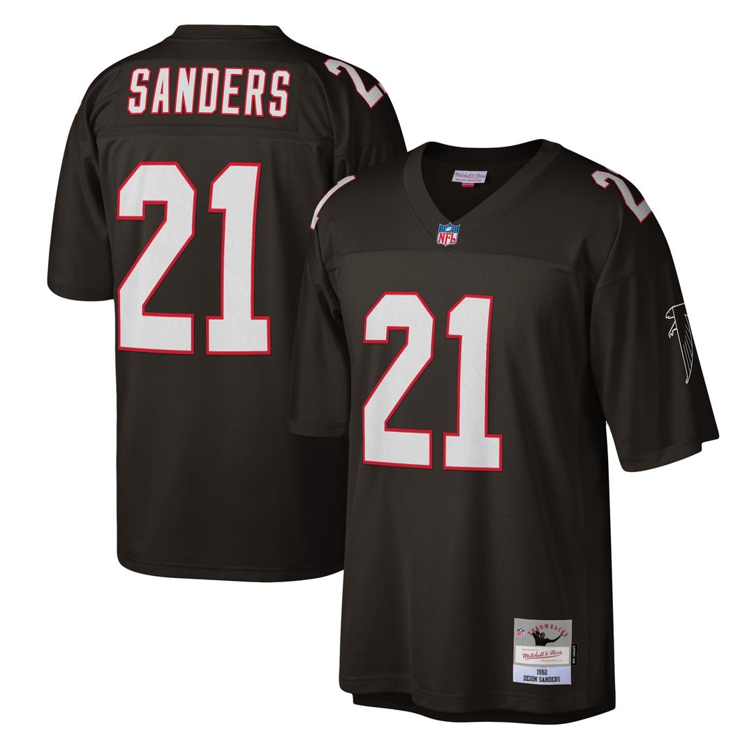 Deion Sanders Atlanta Falcons Mitchell & Ness Legacy Replica Jersey - White