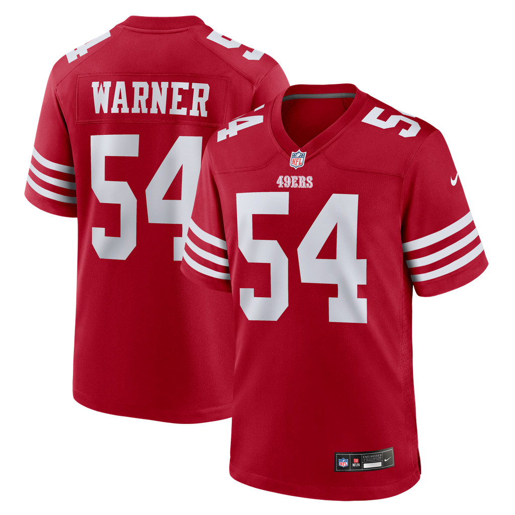 Fred Warner San Francisco 49ers Team Game Player Jersey - White