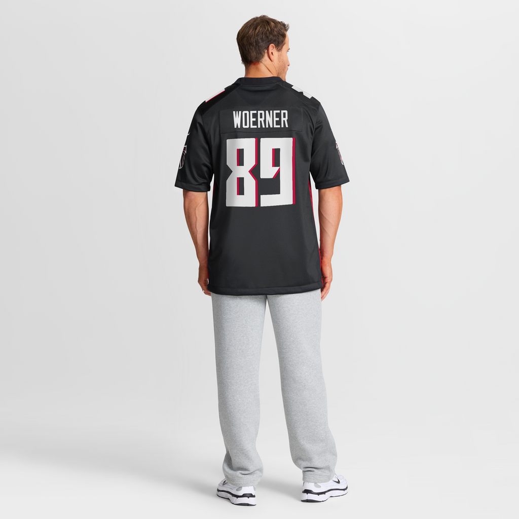 Charlie Woerner Atlanta Falcons Game Jersey - Black