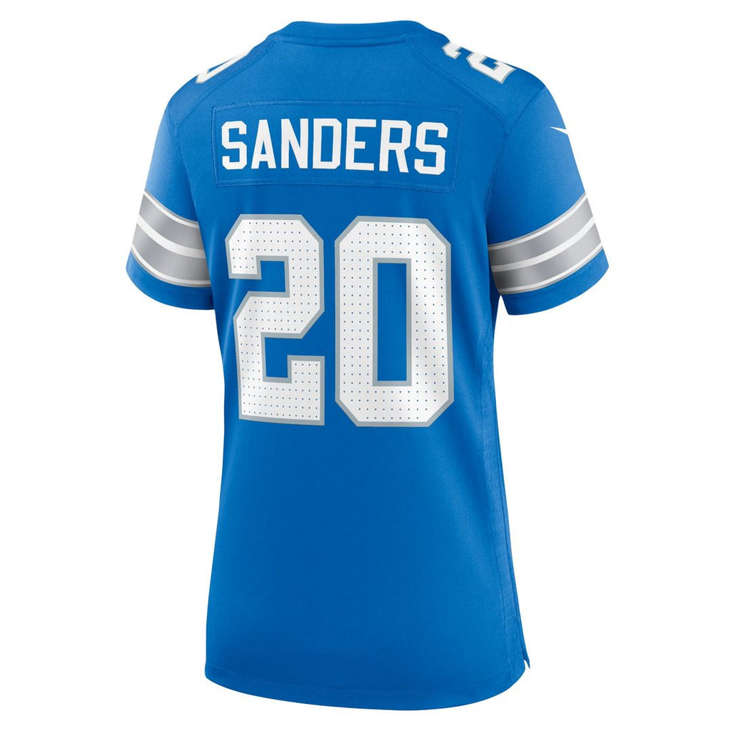 Barry Sanders Detroit Lions Women's 2nd Alternate Retired Player Game Jersey - Black
