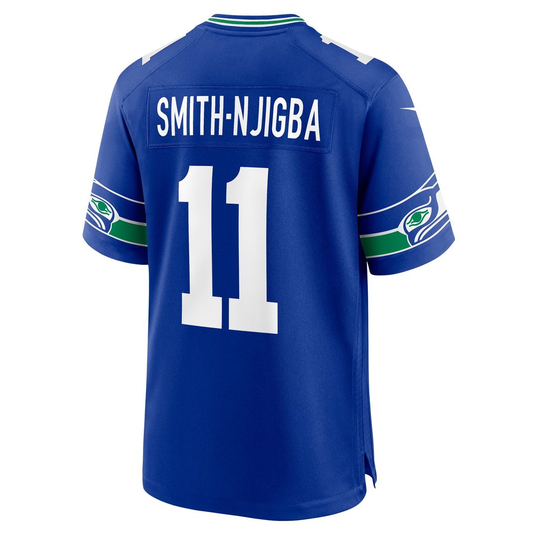 Jaxon Smith-Njigba Seattle Seahawks Game Jersey - College Navy