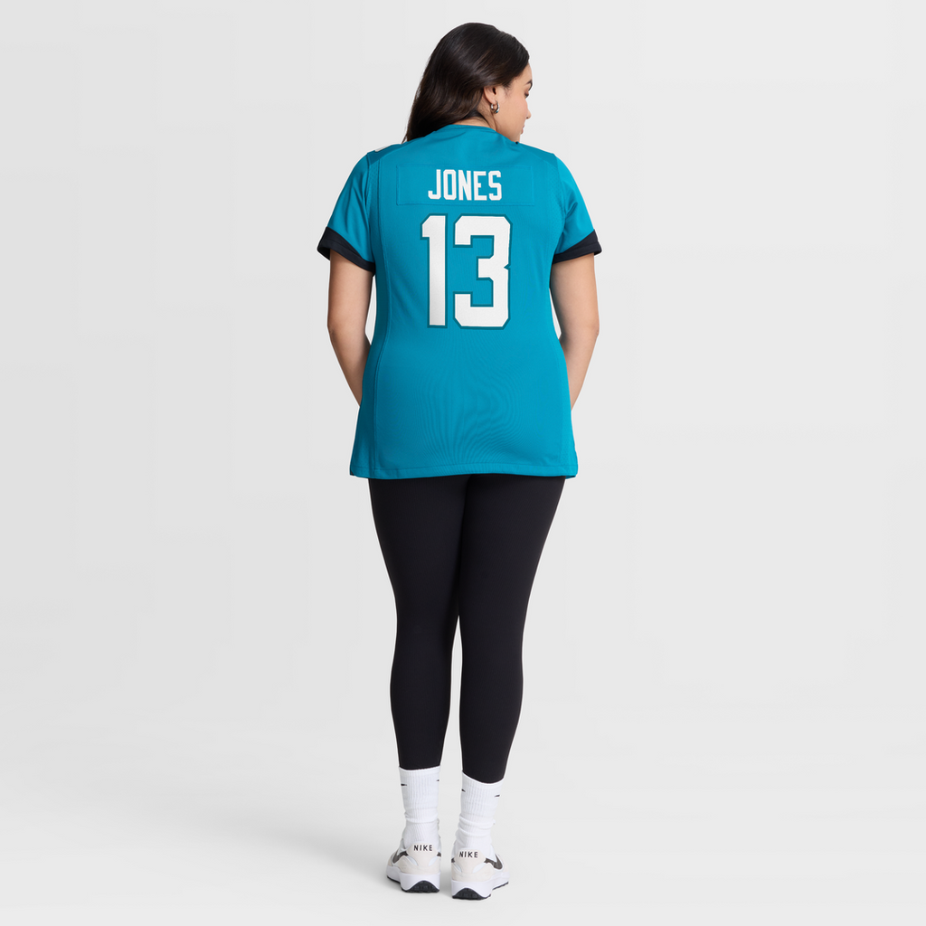 Tim Jones Jacksonville Jaguars Women's Team Game Jersey - Teal
