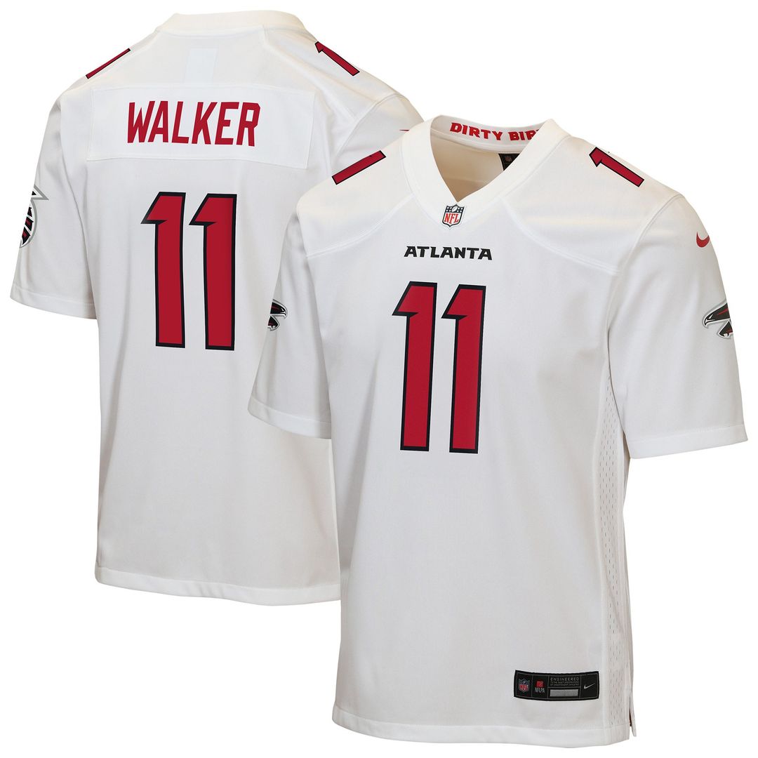 Jalon Walker Atlanta Falcons Youth Game Jersey - White