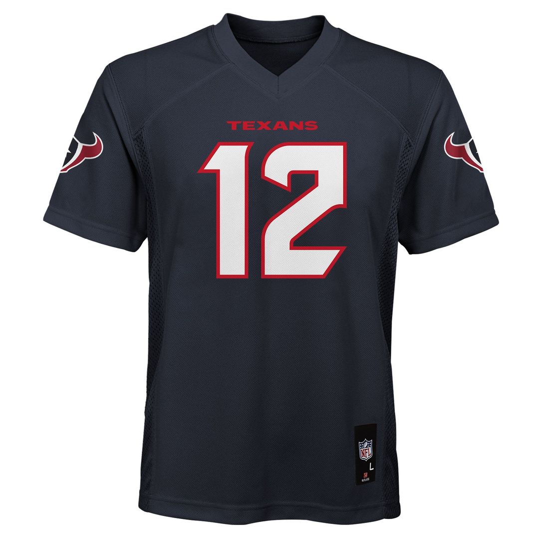 Nico Collins Houston Texans Youth Replica Player Jersey - Navy