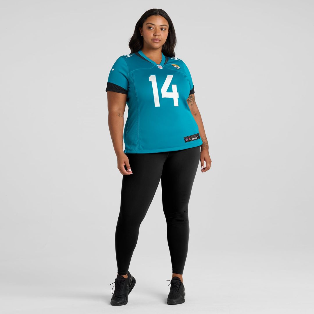 Elijah Cooks Jacksonville Jaguars Women's Team Game Jersey - Teal