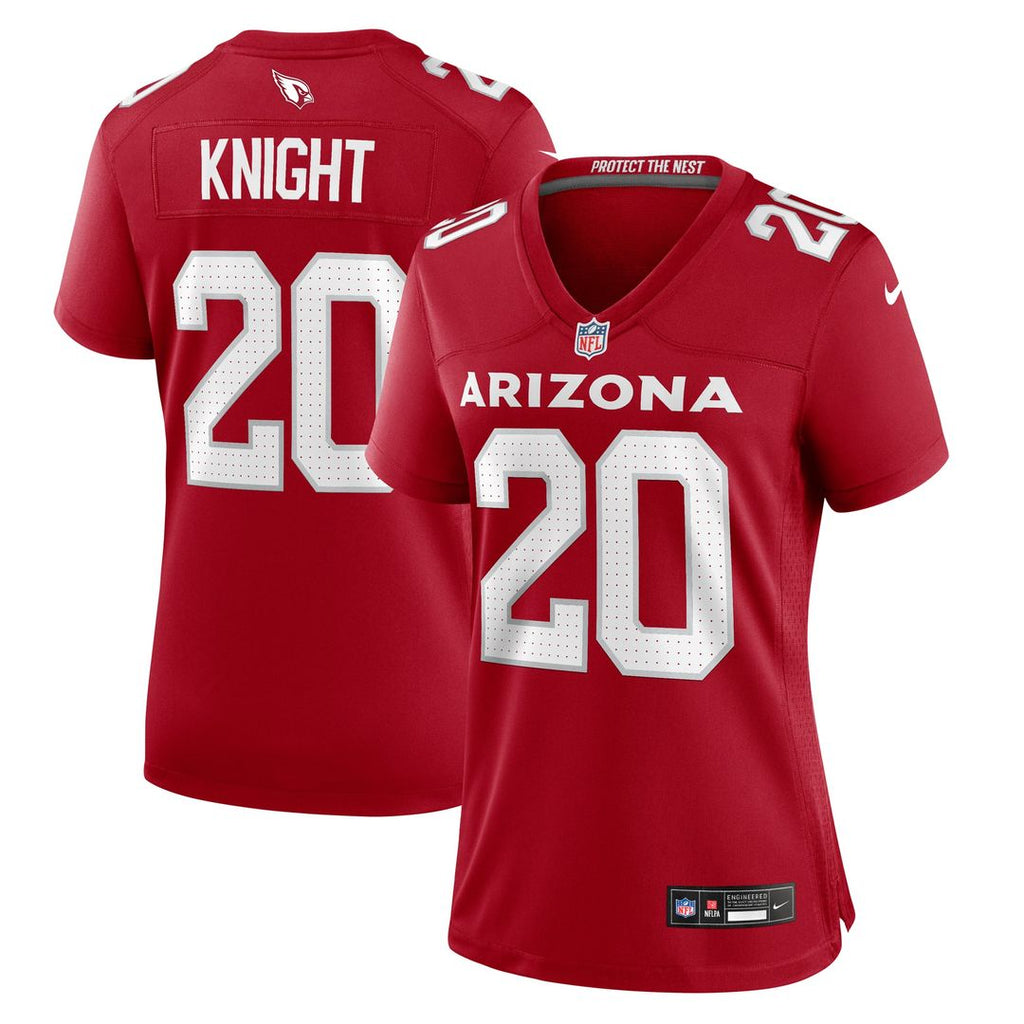 Zonovan Knight Arizona Cardinals Women's Team Game Jersey - Cardinal