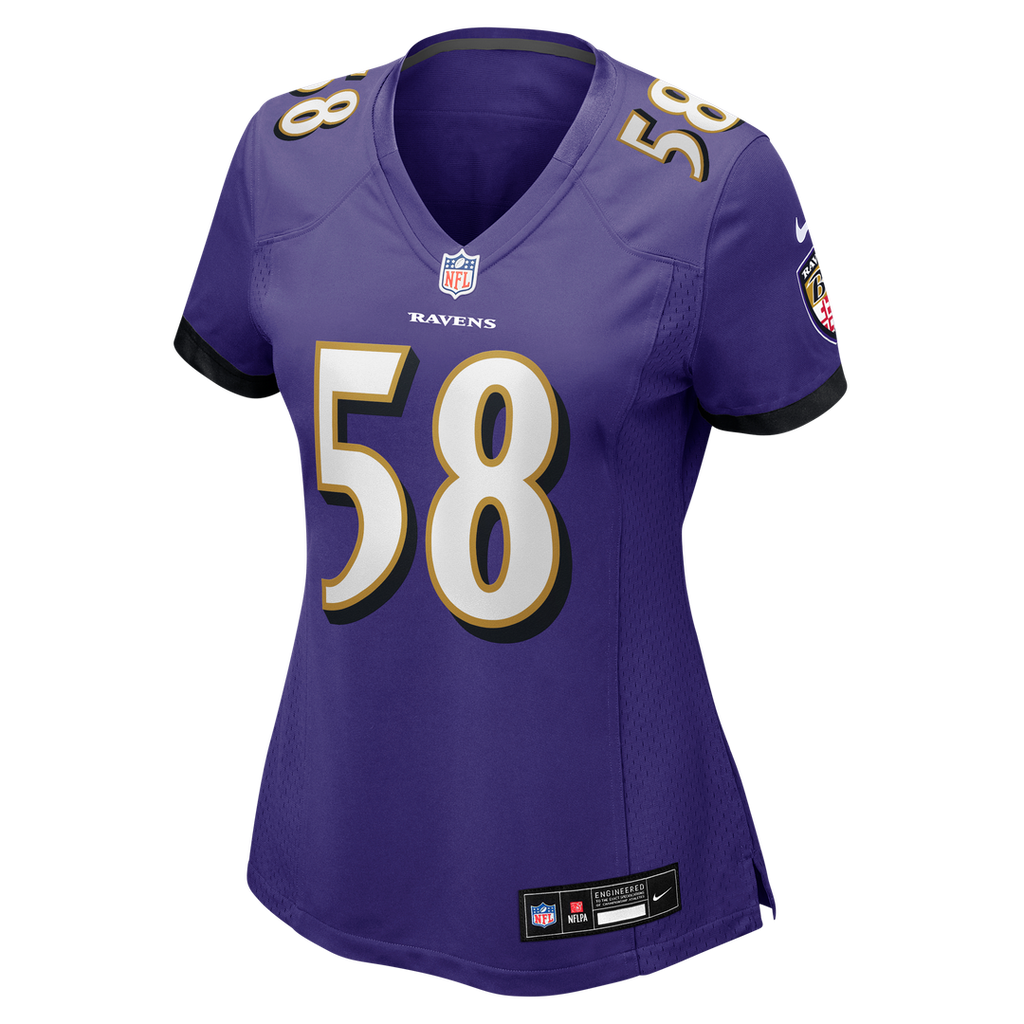 Taven Bryan Baltimore Ravens Women's Team Game Jersey - Purple