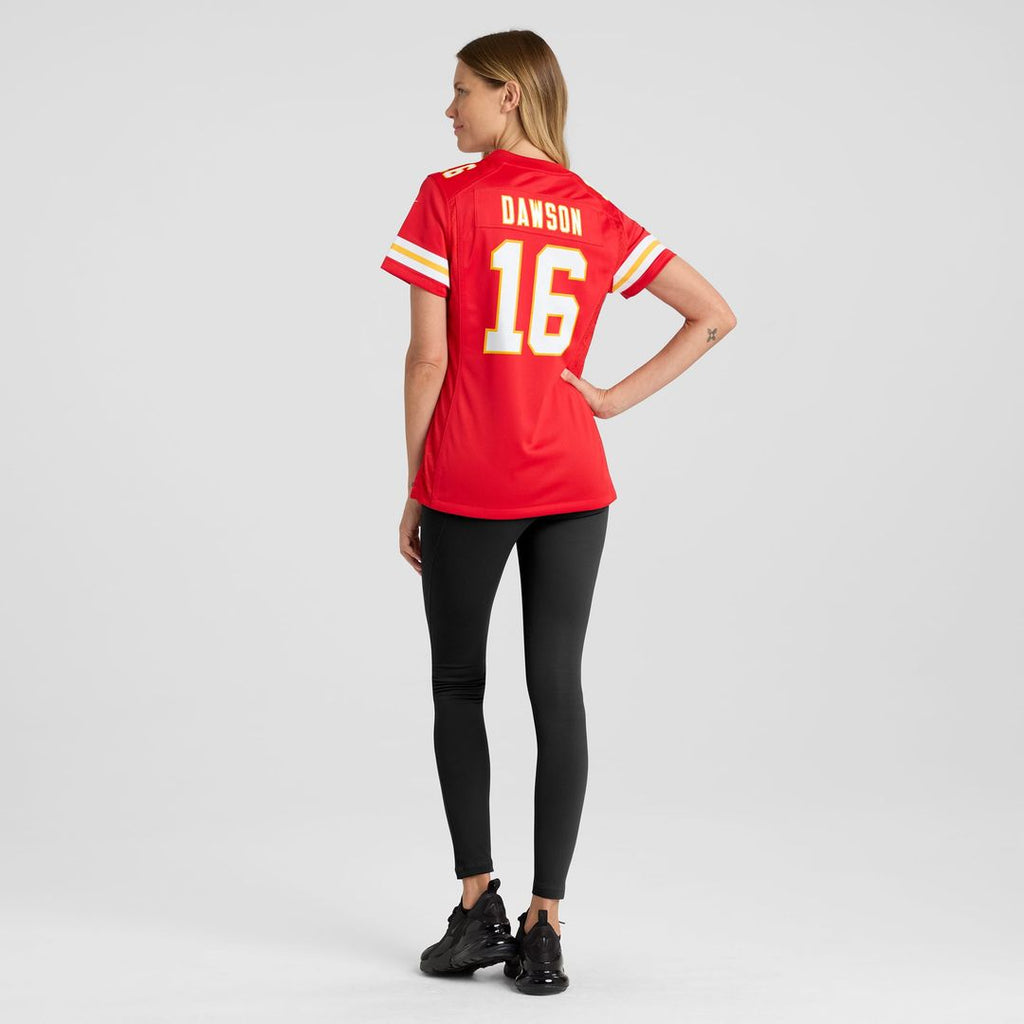 Len Dawson Kansas City Chiefs Women's Game Retired Player Jersey - Red