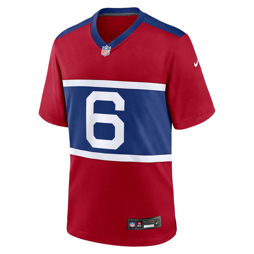Jaxson Dart New York Giants Game Jersey - White